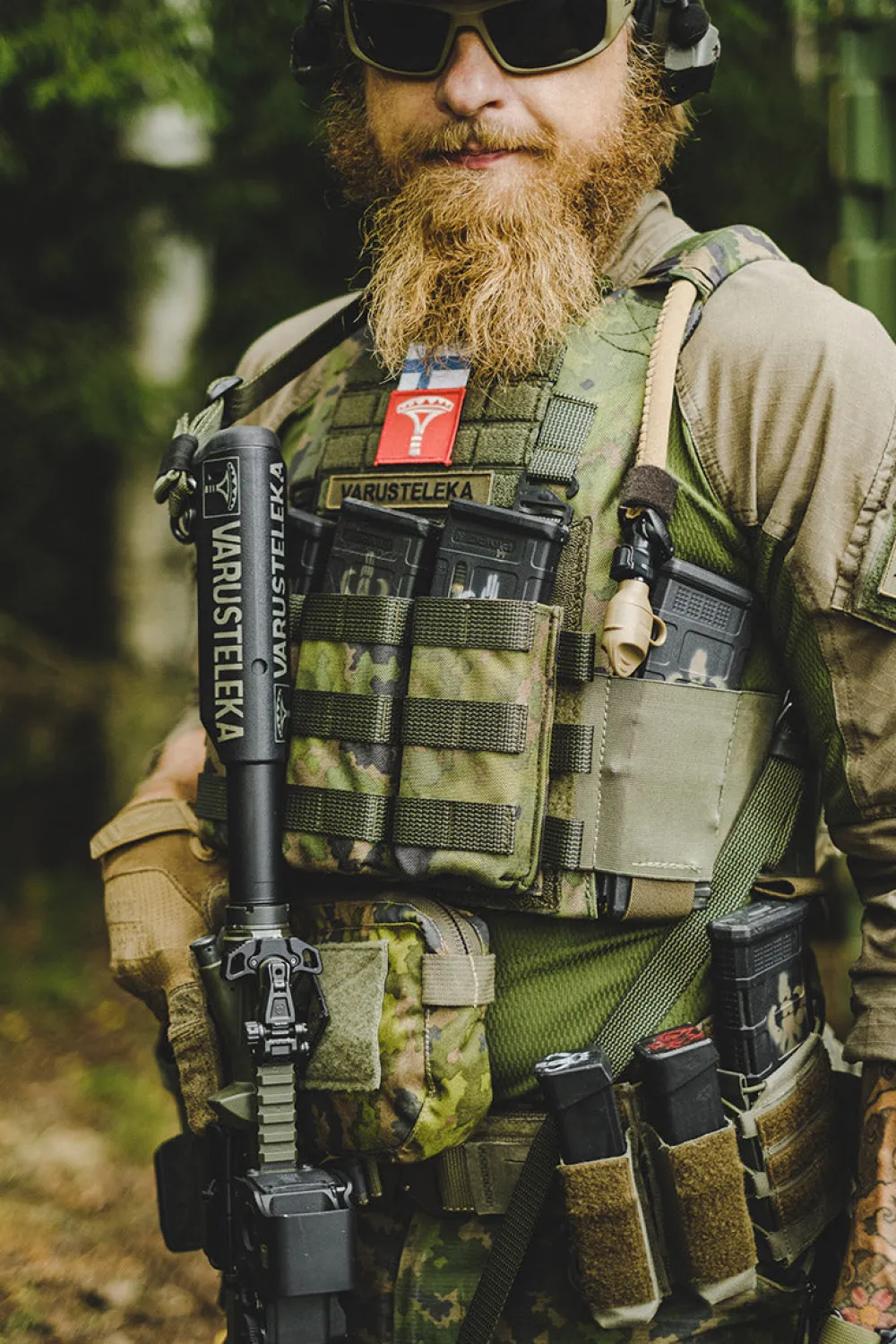 Varusteleka Taistelu- Ja Suojaliivit ^ PC18 Plate Carrier, elastinen lipastasku-cummerbund