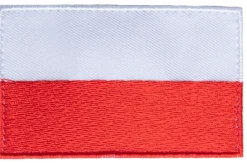 Varusteleka Tunnukset ^ Puolan hihalippu, 77 x 47 mm