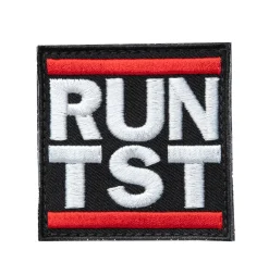 Varusteleka Moraalimerkit Ja Heijastimet ^ RUN TST moraalimerkki