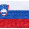 Varusteleka Tunnukset ^ Slovenian hihalippu, 77 x 47 mm