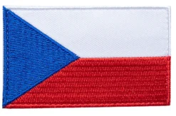 Varusteleka Tunnukset ^ Tsekin hihalippu, 77 x 47 mm