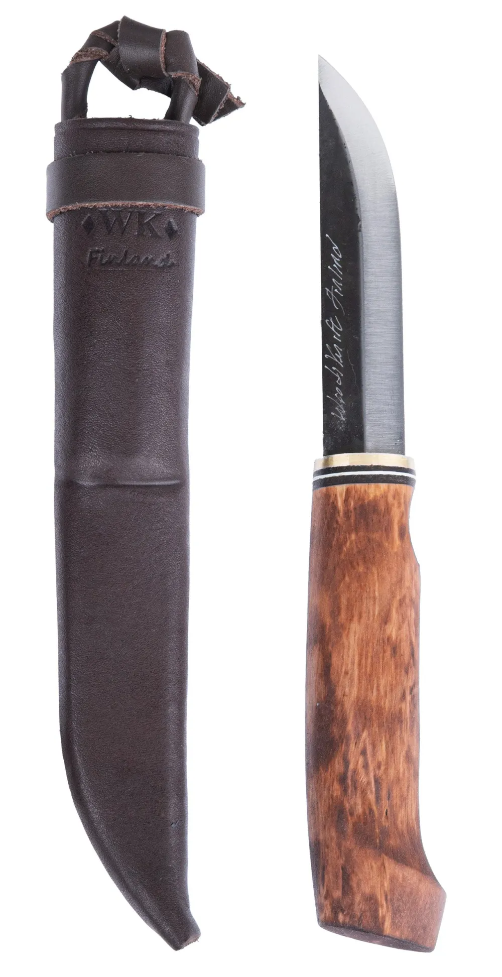 Woodsknife Puukot Ja Veitset ^ Perinnepuukko 105, tumma